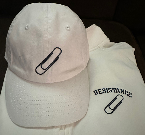The Paperclip Resistance Merchandise - hats and sweatshirts